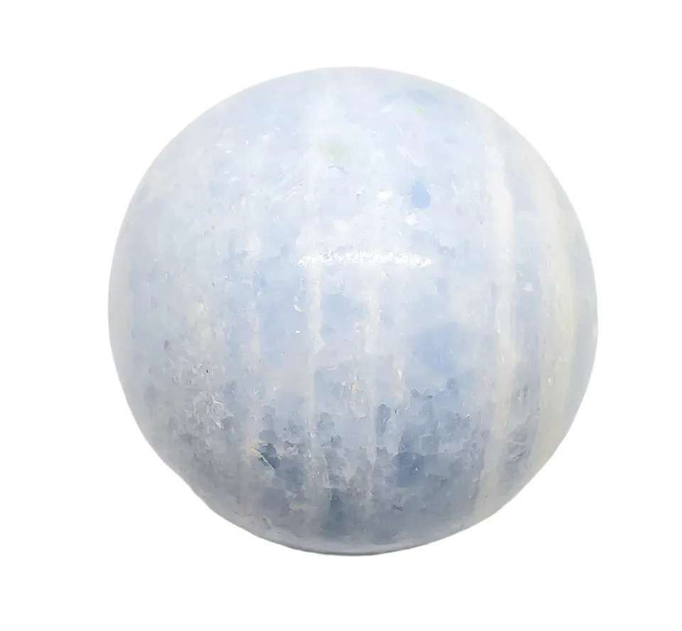 315G Blue Calcite Crystal Sphere