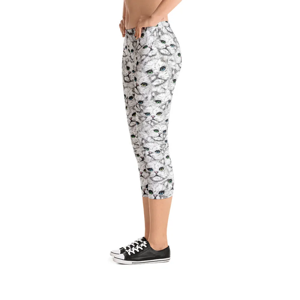 ANGORA FACES Capri Leggings
