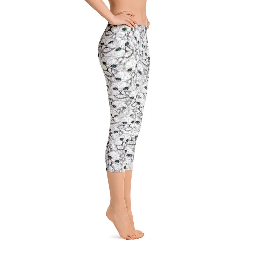 ANGORA FACES Capri Leggings