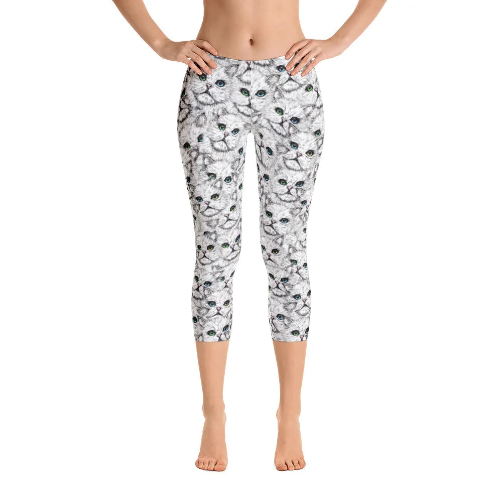 ANGORA FACES Capri Leggings
