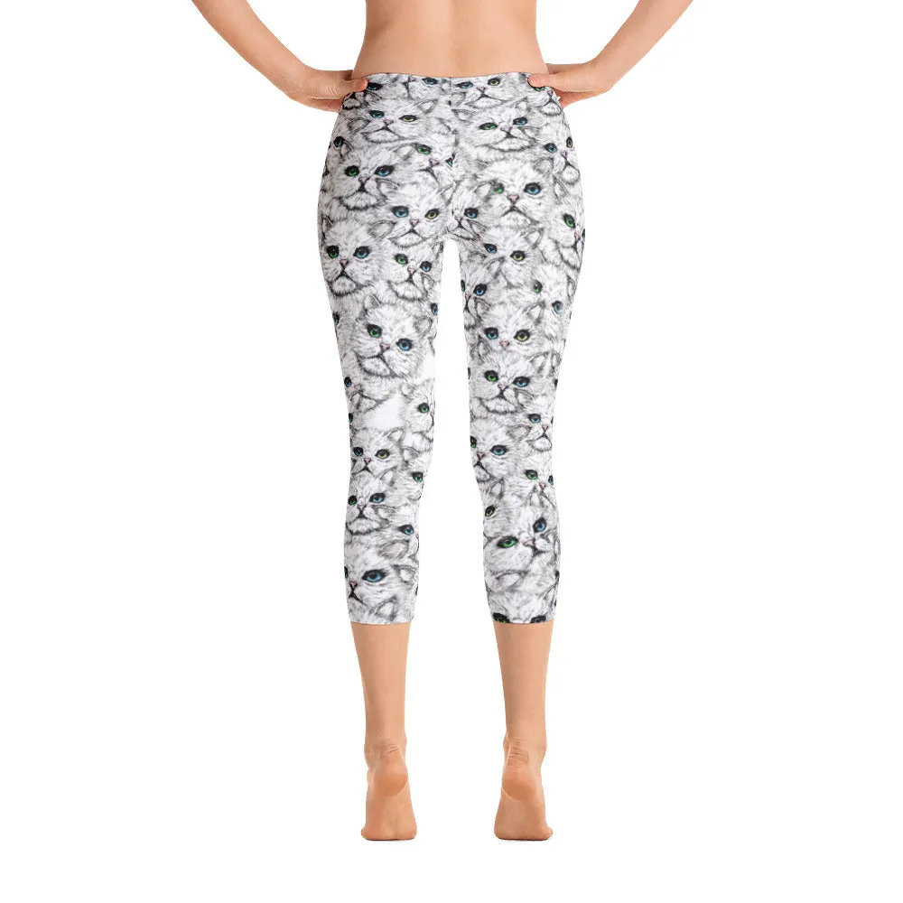 ANGORA FACES Capri Leggings