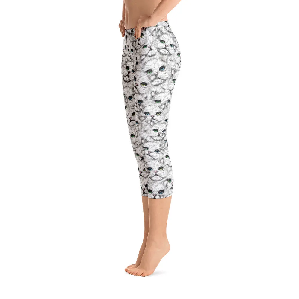 ANGORA FACES Capri Leggings
