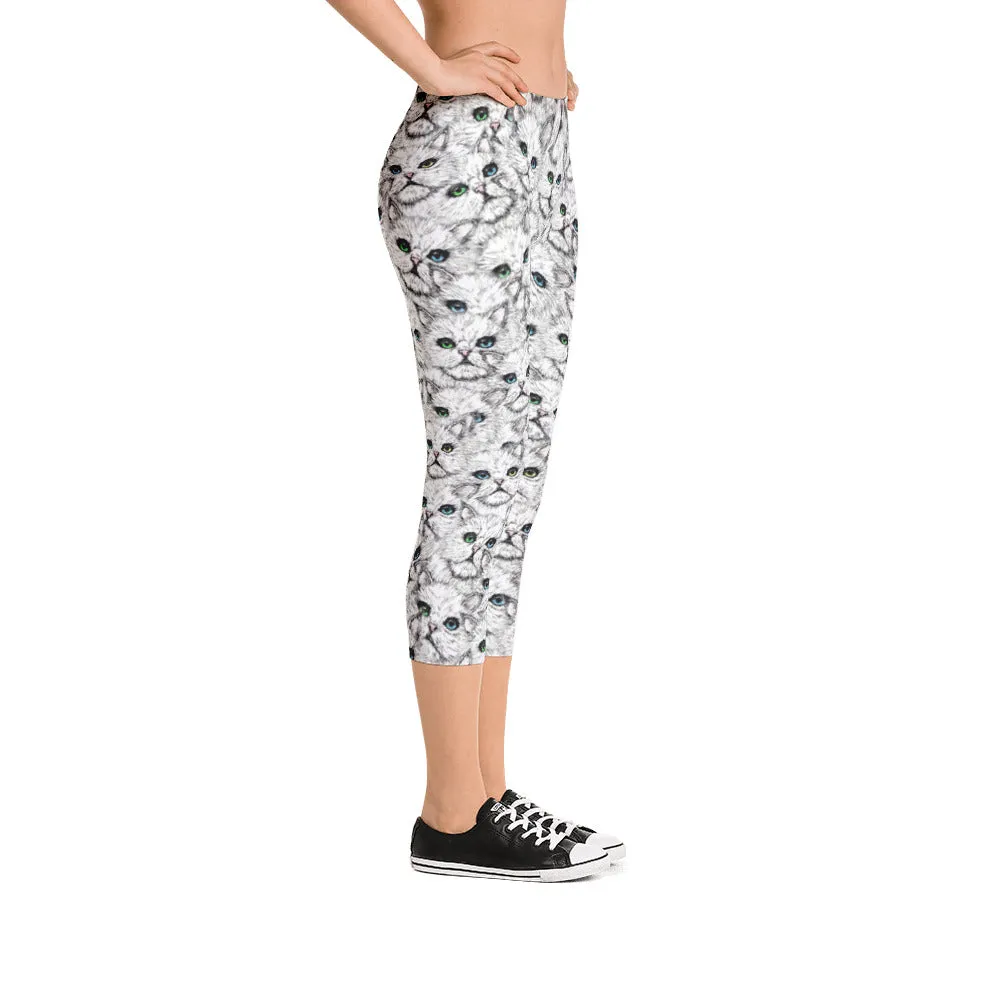 ANGORA FACES Capri Leggings