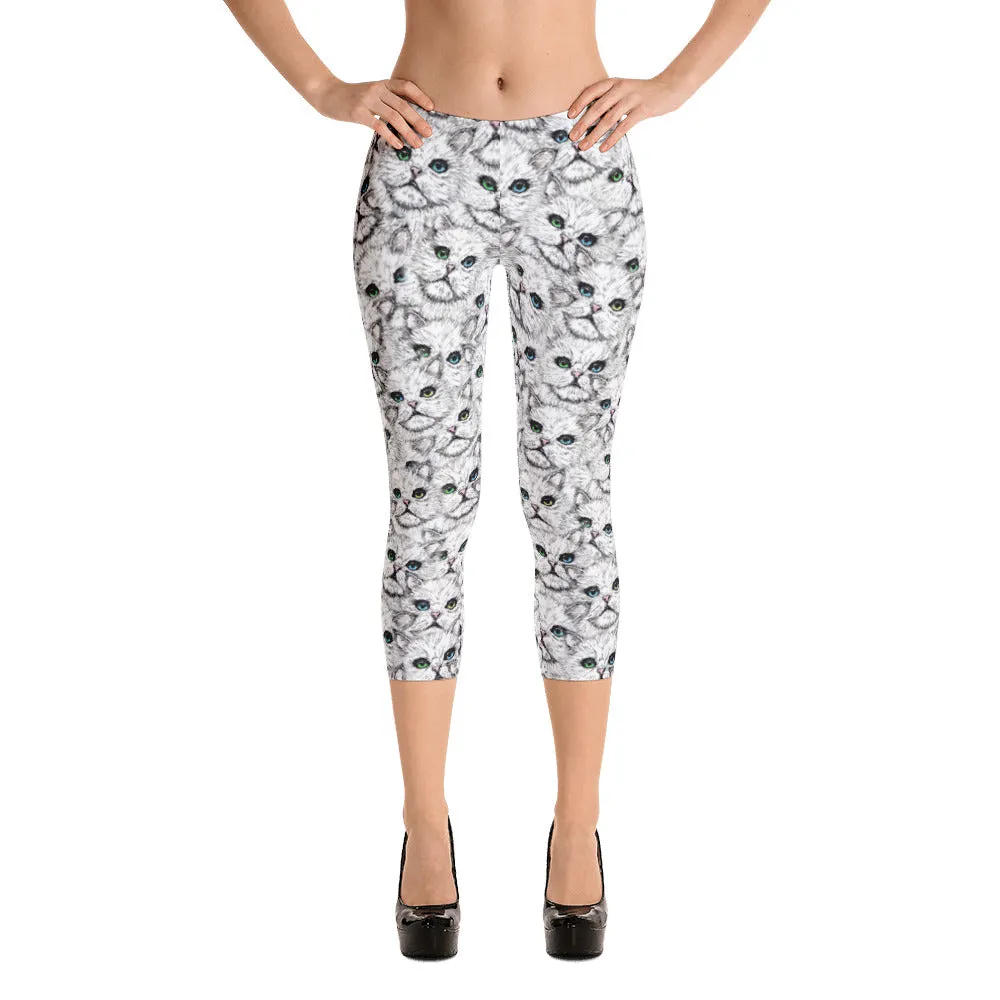 ANGORA FACES Capri Leggings