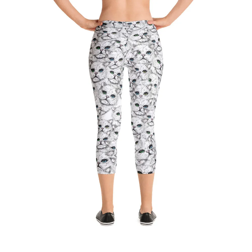 ANGORA FACES Capri Leggings