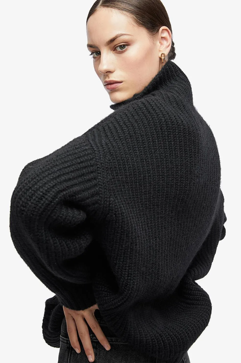 Black Anine Bing Sydney Sweater - Stylish and Versatile