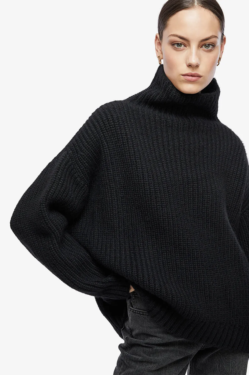 Black Anine Bing Sydney Sweater - Stylish and Versatile