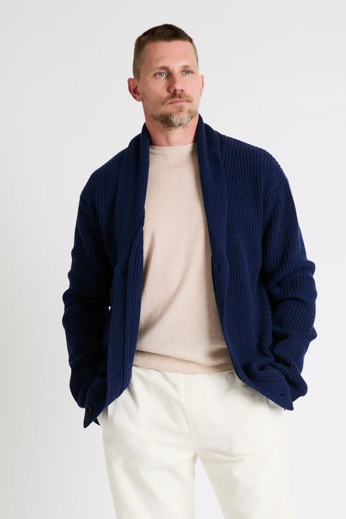   Beryll Spencer Cashmere Cardigan | Deep Sea
