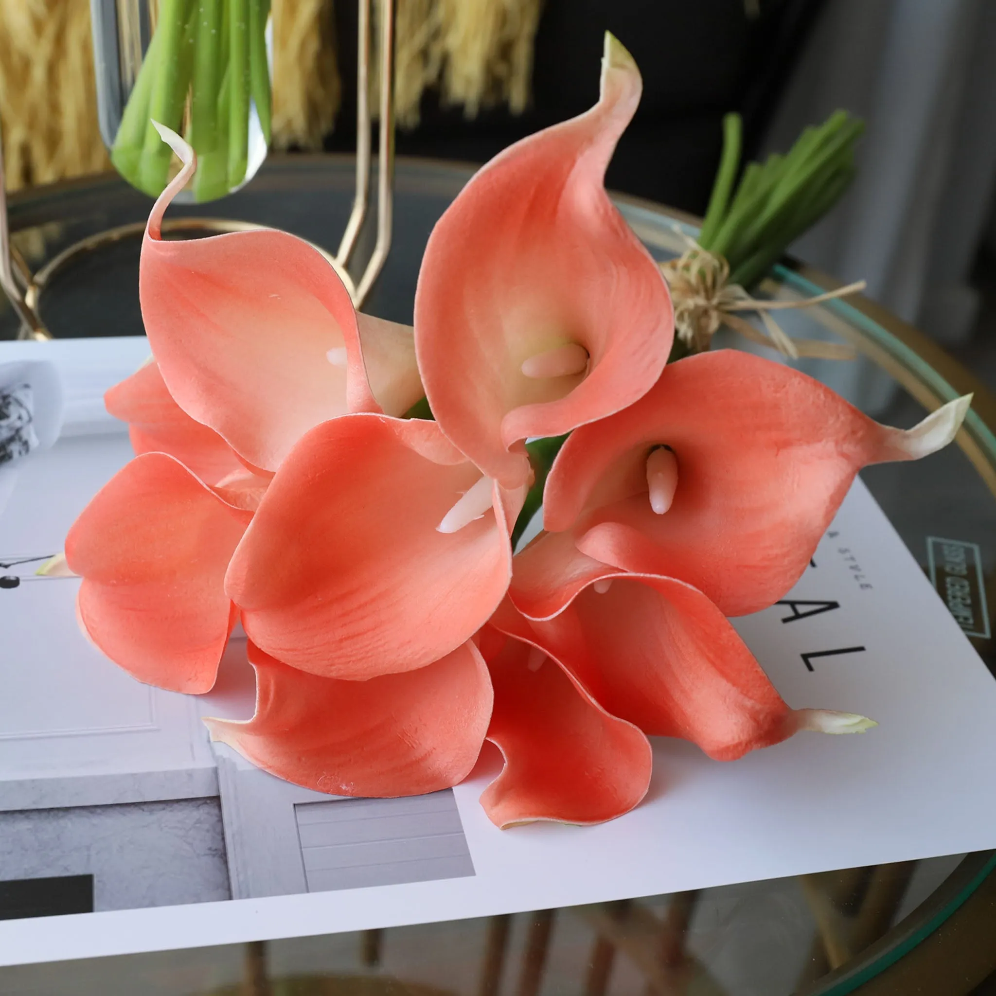 Calla Lily Bouquet Artificial Flowers 10pcs