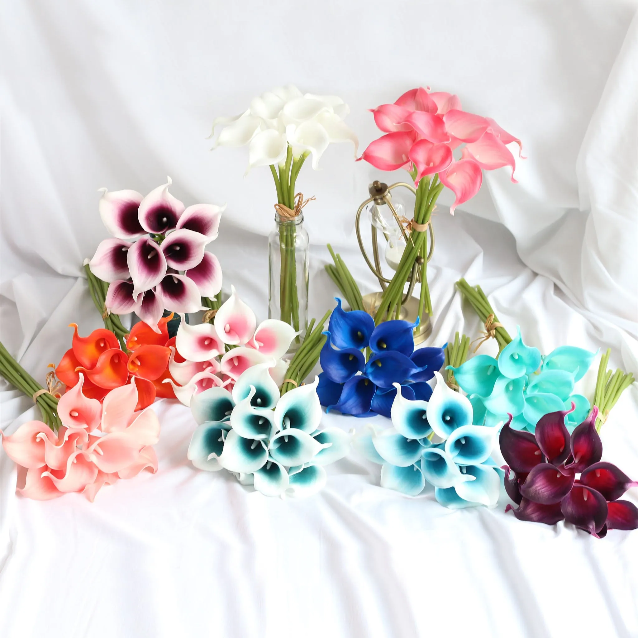 Calla Lily Bouquet Artificial Flowers 10pcs