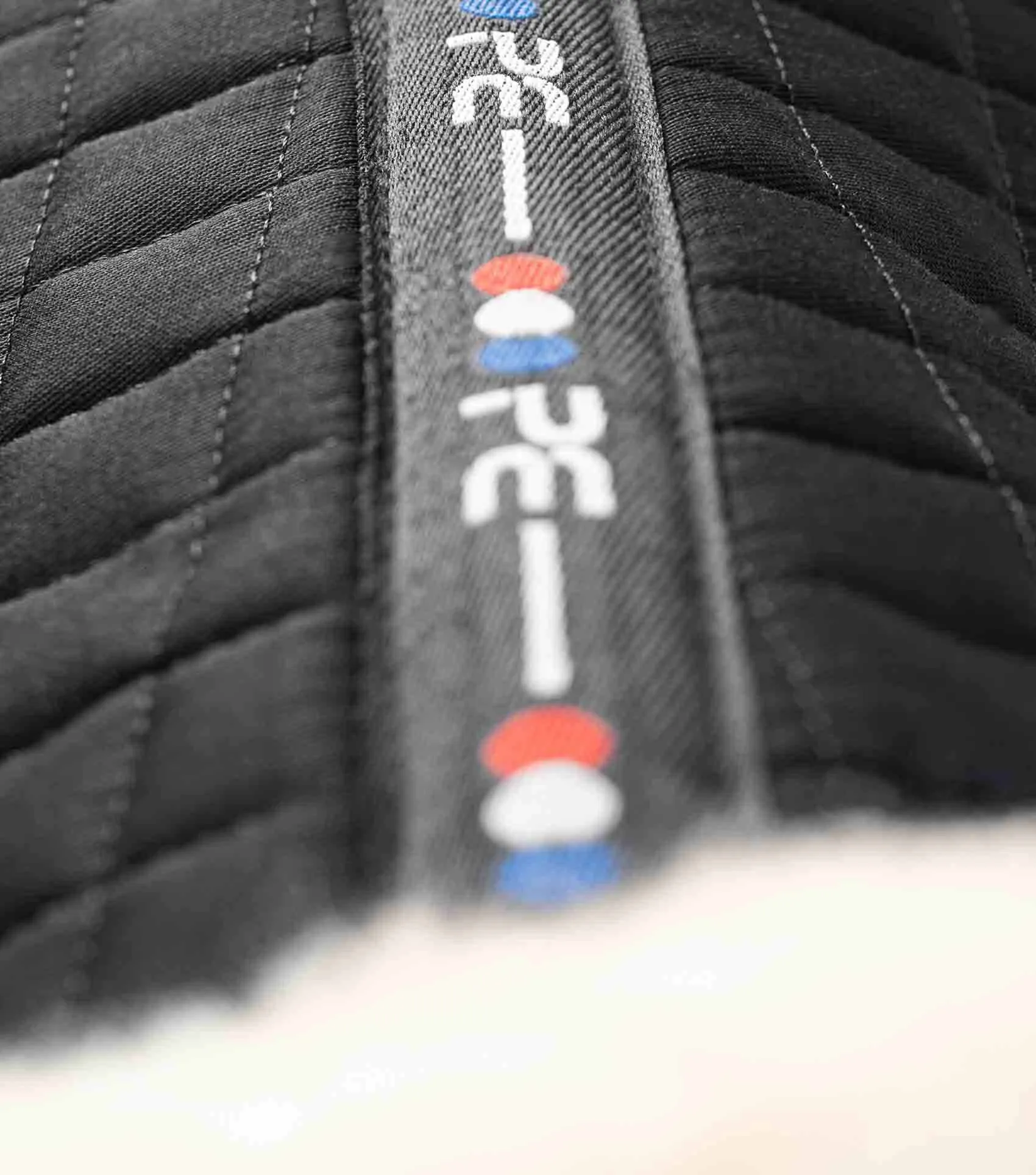 Close Contact Merino Wool European Saddle Pad - Dressage Square Black/Natural Wool