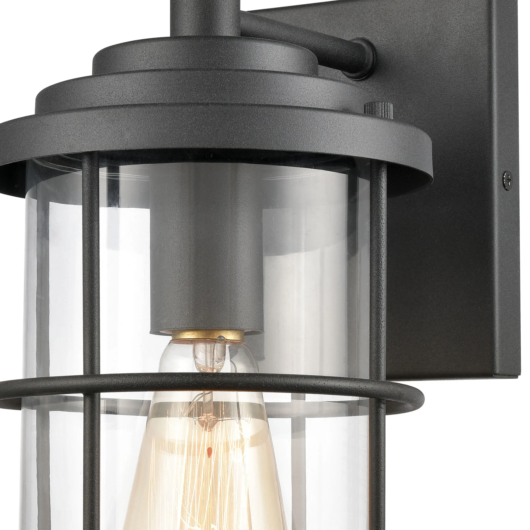 Coastal Farm 13" 1 Light Sconce in Charcoal