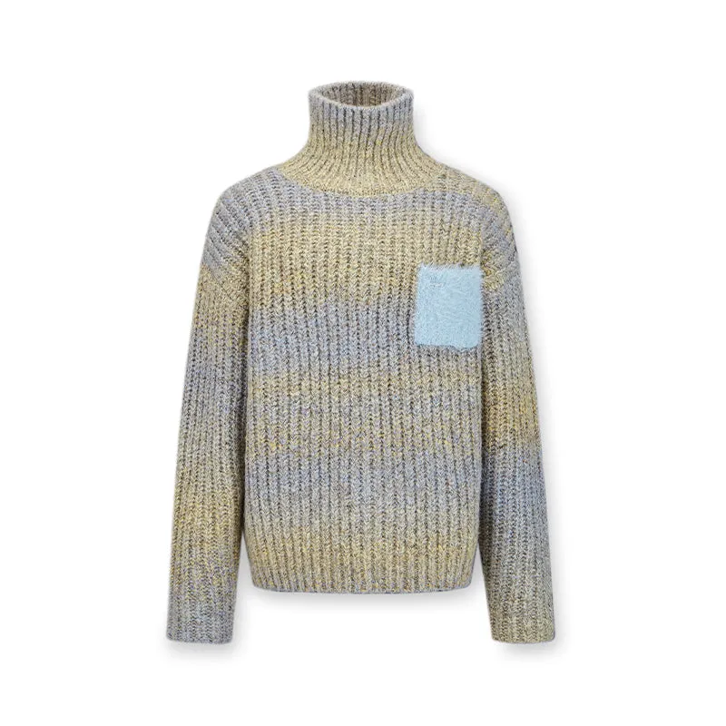Daydream Color Dots Gradient Wool Sweater