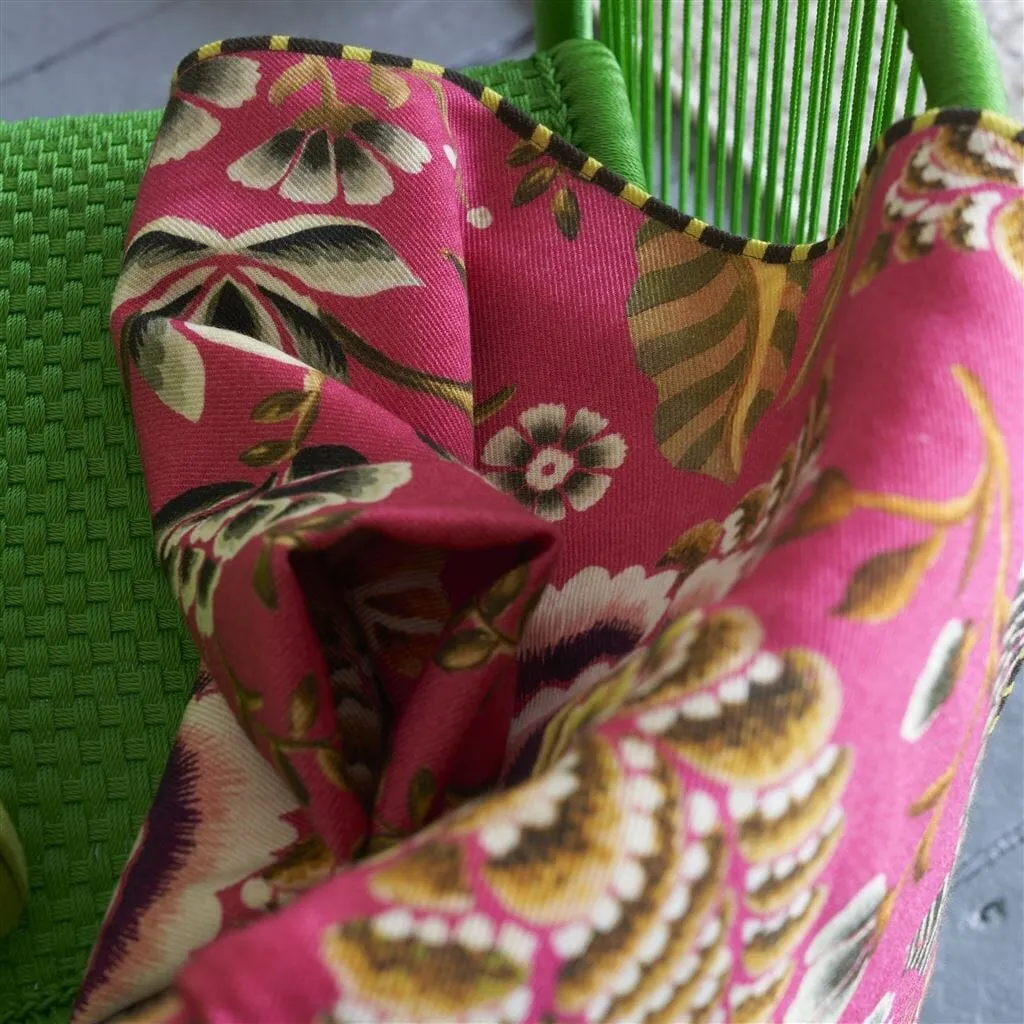 Designers Guild Rose De Damas Cerise Throw