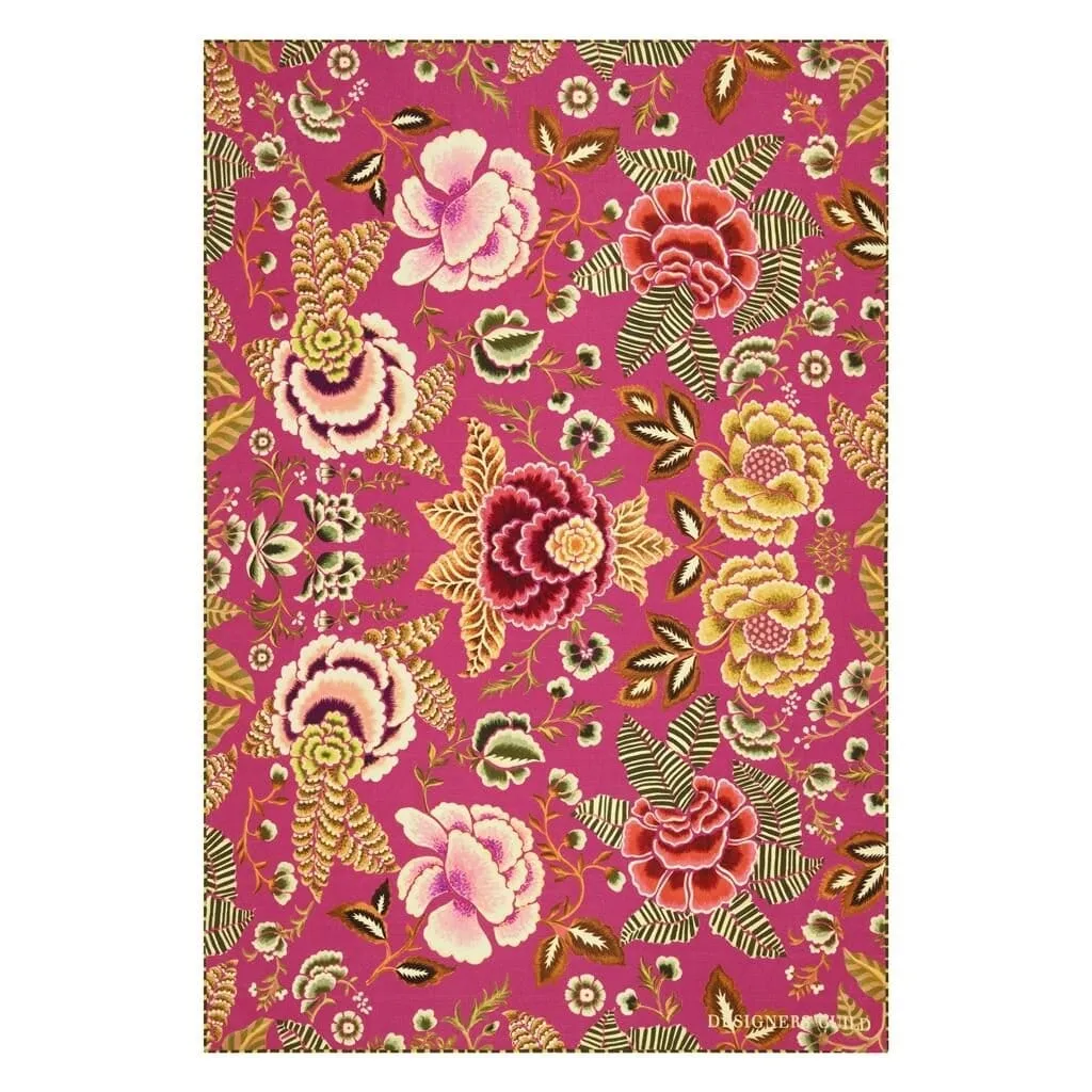 Designers Guild Rose De Damas Cerise Throw
