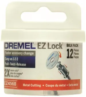 Dremel Ez Lock Cut-Off Wheels' 1-1/2 In.' 12 Pack