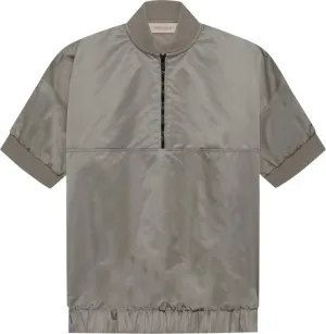 Fear of God Essentials Half Zip Pullover 'Desert Taupe', gray