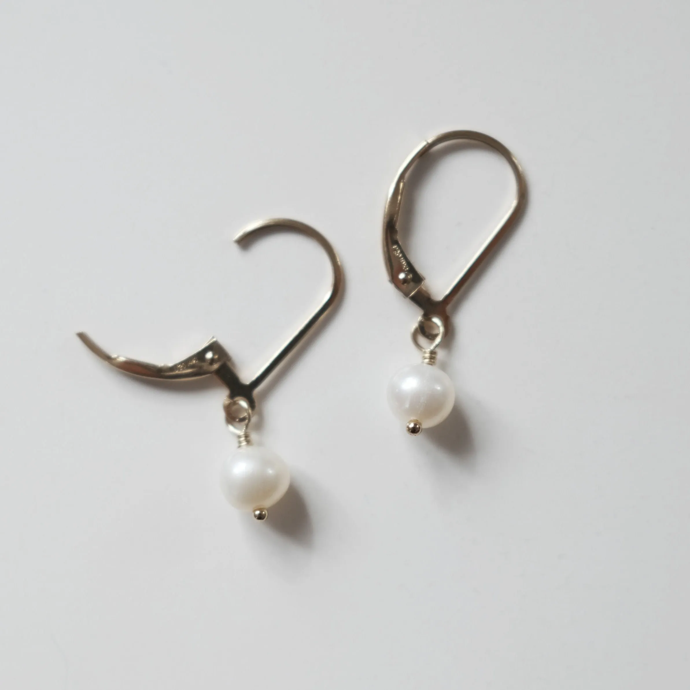 Gold Filled Olivia Pearl Earrings / 3 Styles
