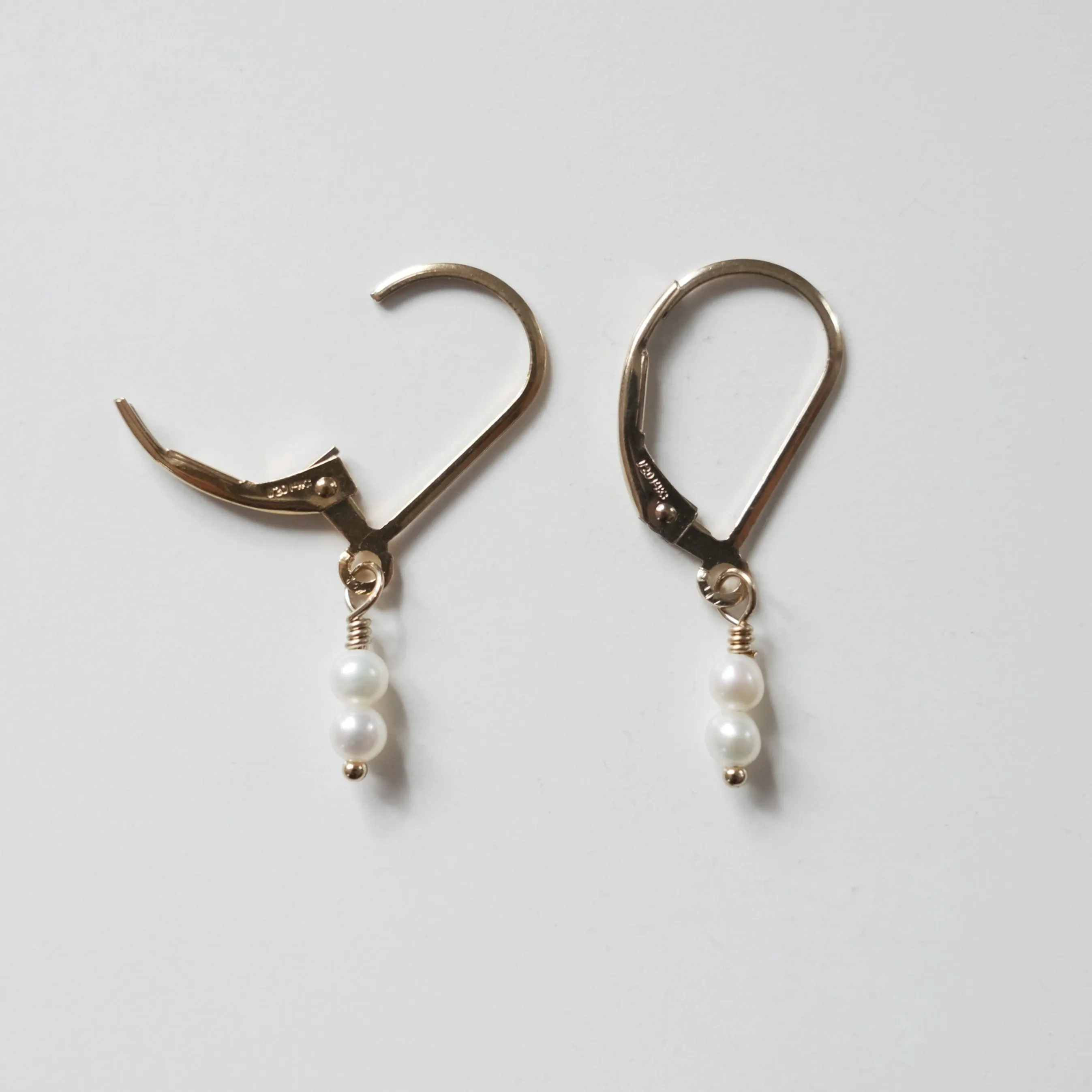 Gold Filled Olivia Pearl Earrings / 3 Styles