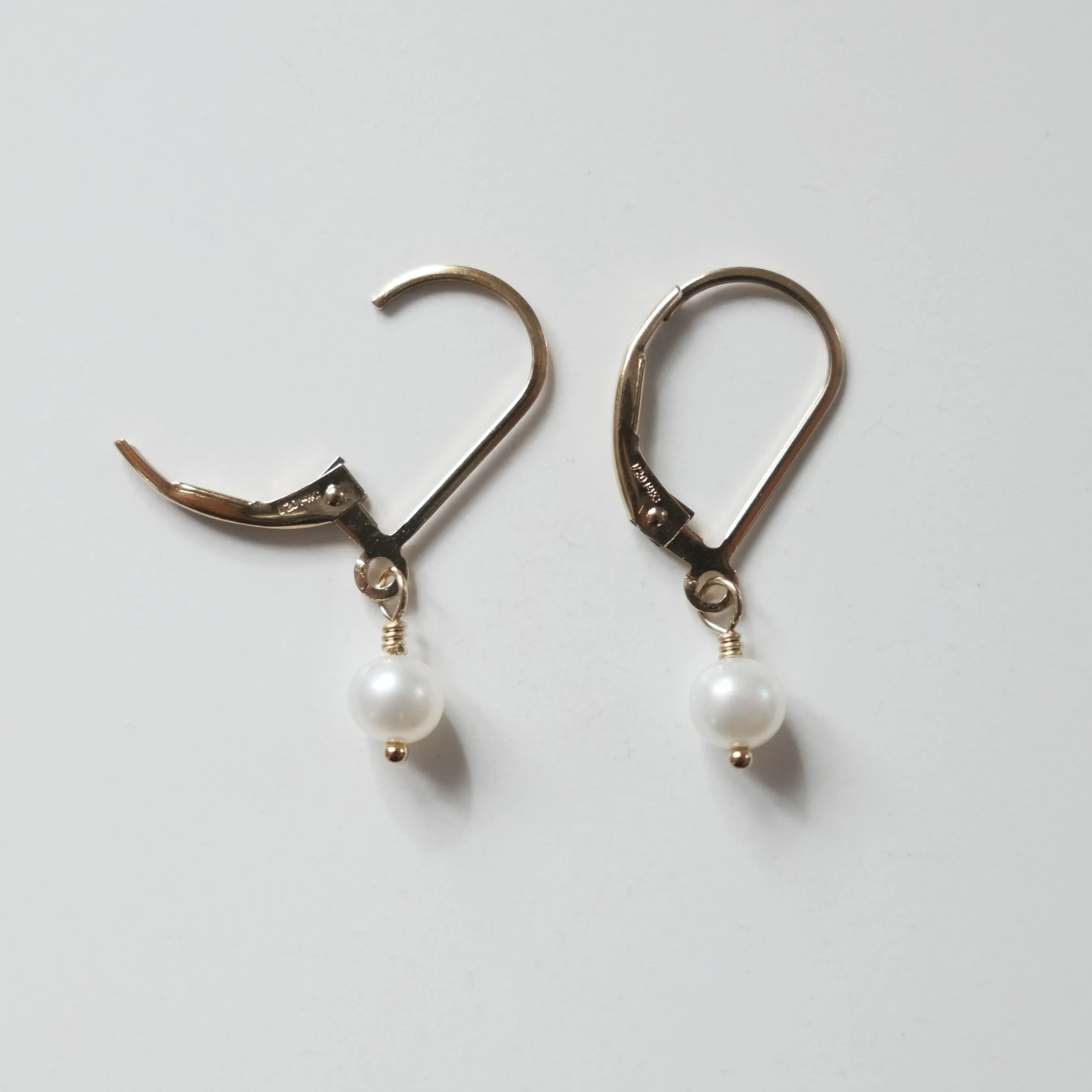 Gold Filled Olivia Pearl Earrings / 3 Styles