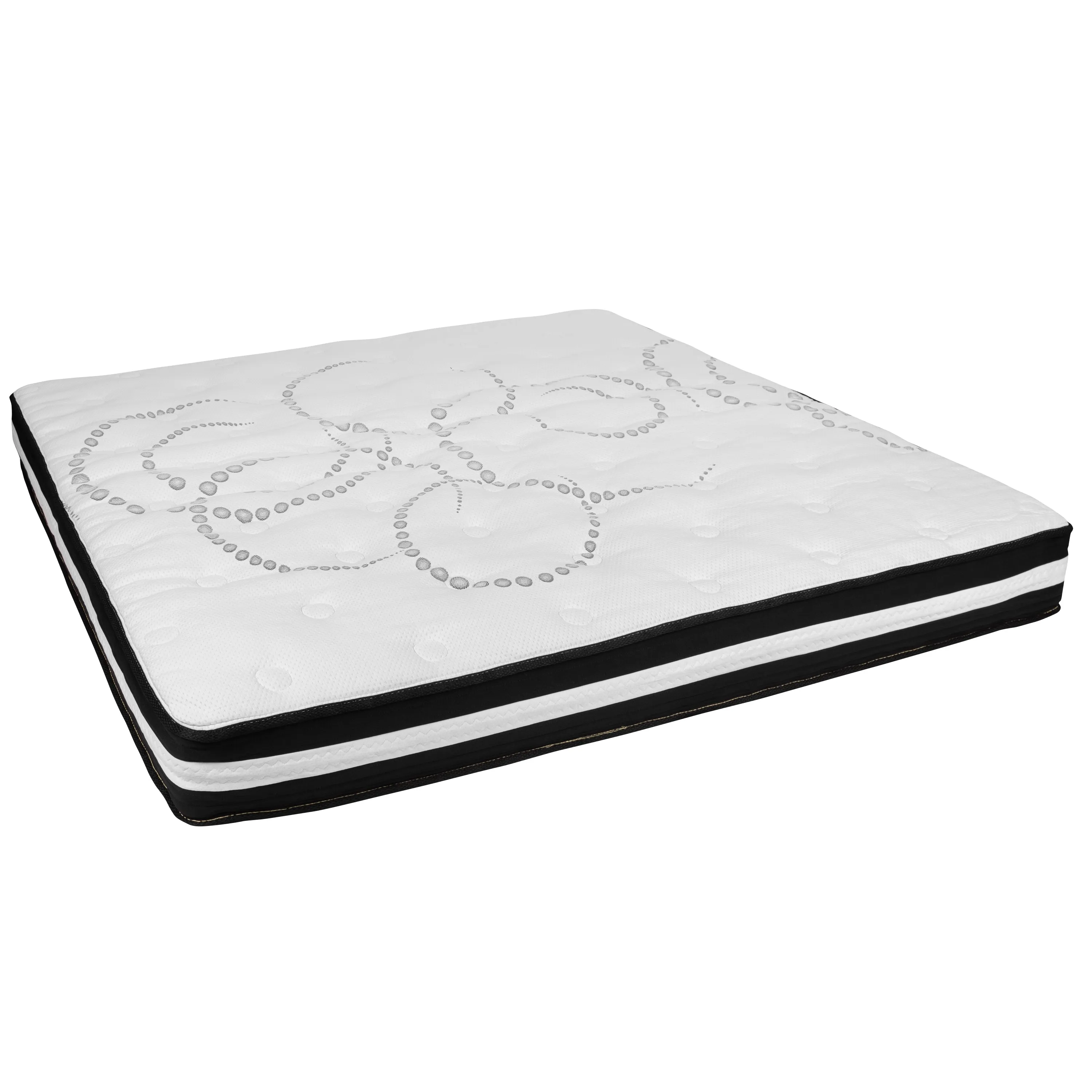 King Platform Bed Set-Gray HG-BM10-28-GG