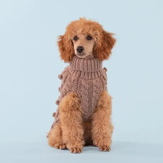 Knit Sweater in Taupe
