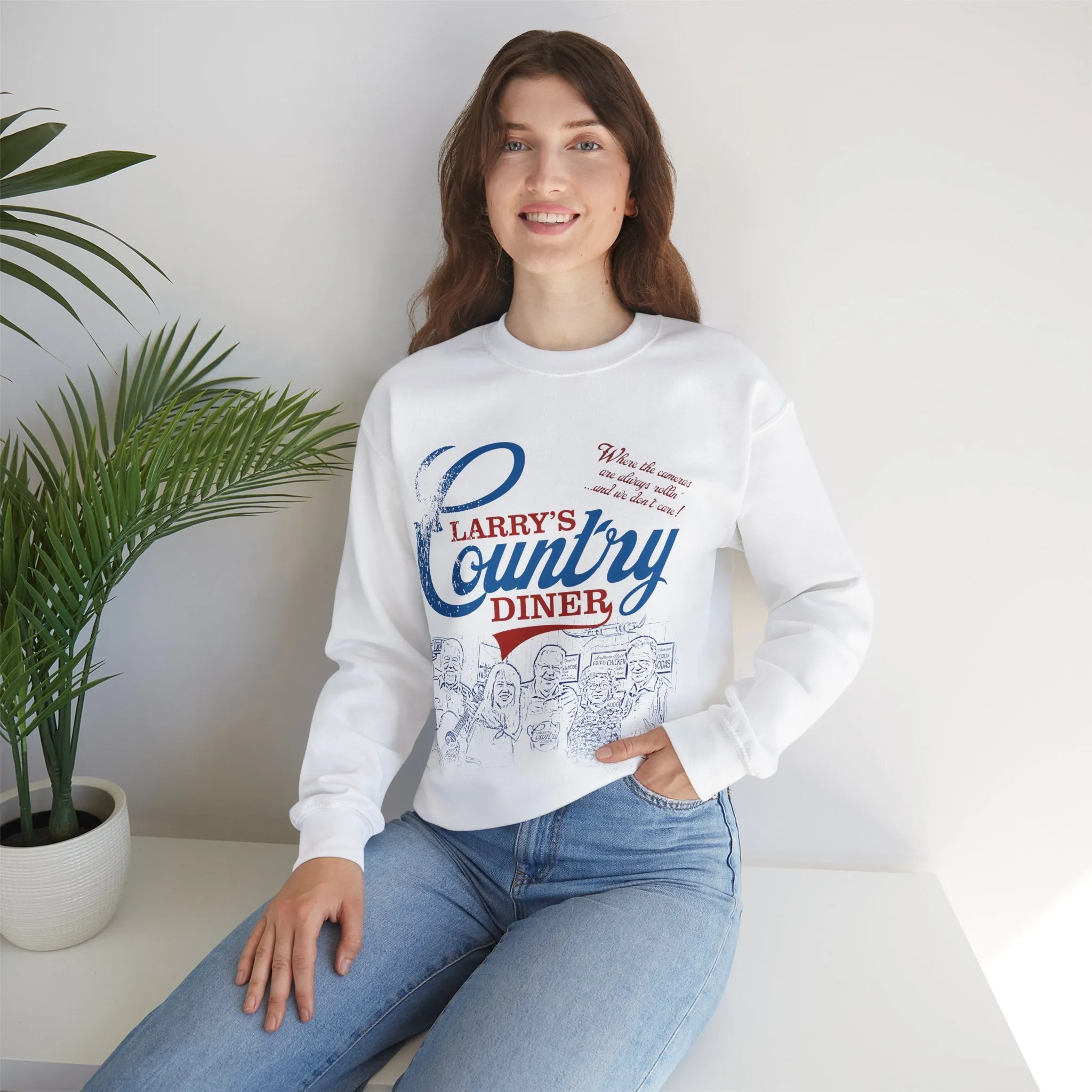 Larry's Country Diner Crewneck Sweatshirt