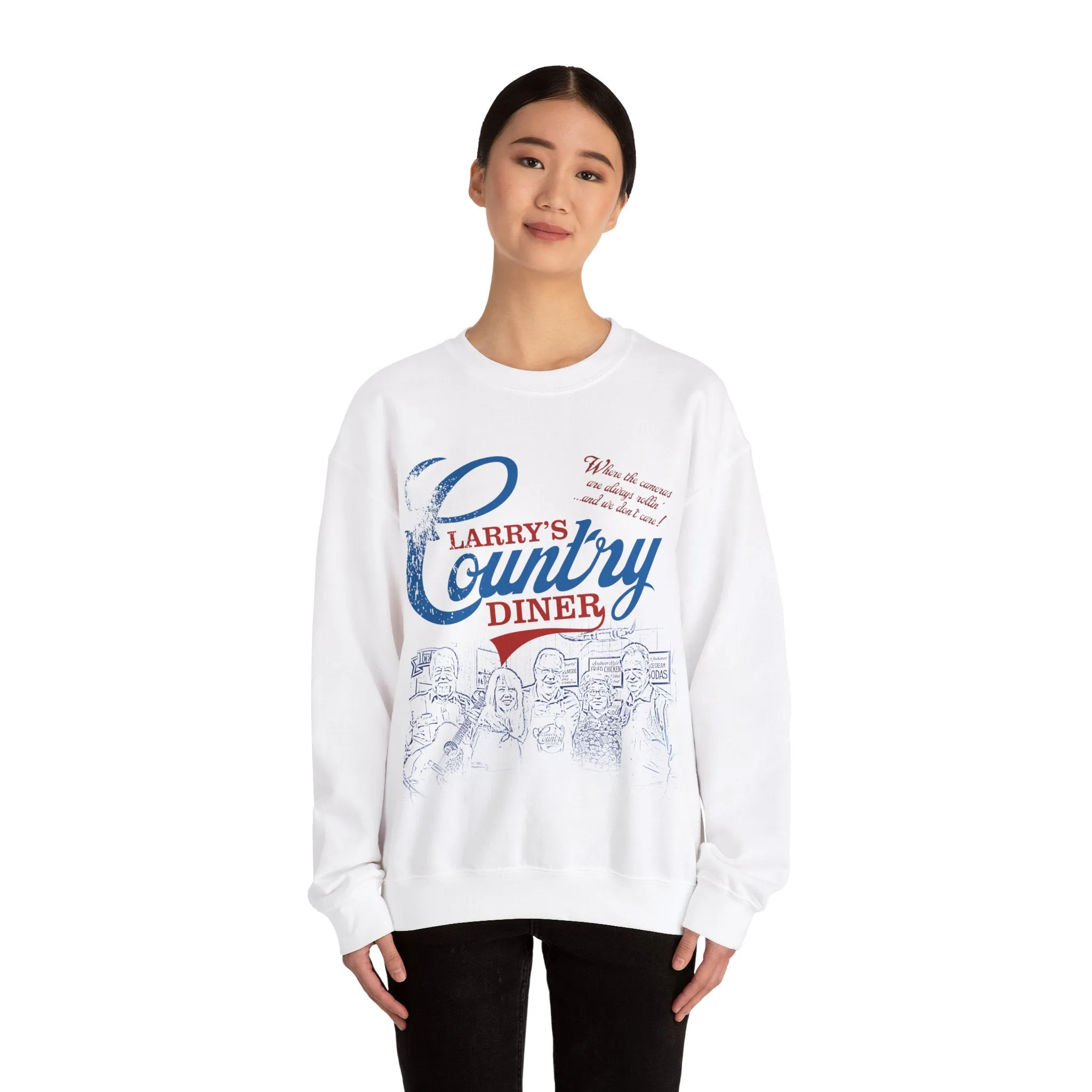 Larry's Country Diner Crewneck Sweatshirt