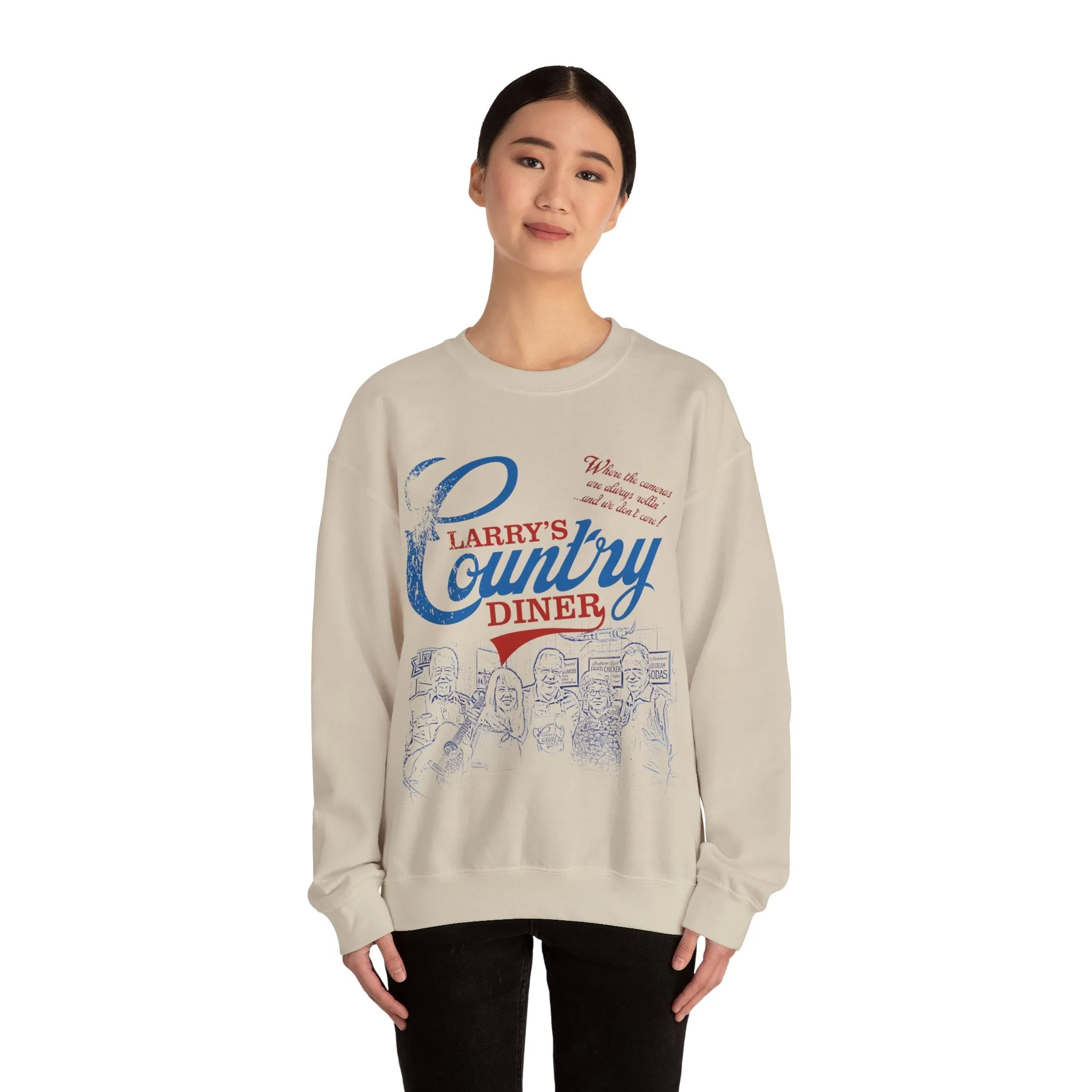 Larry's Country Diner Crewneck Sweatshirt