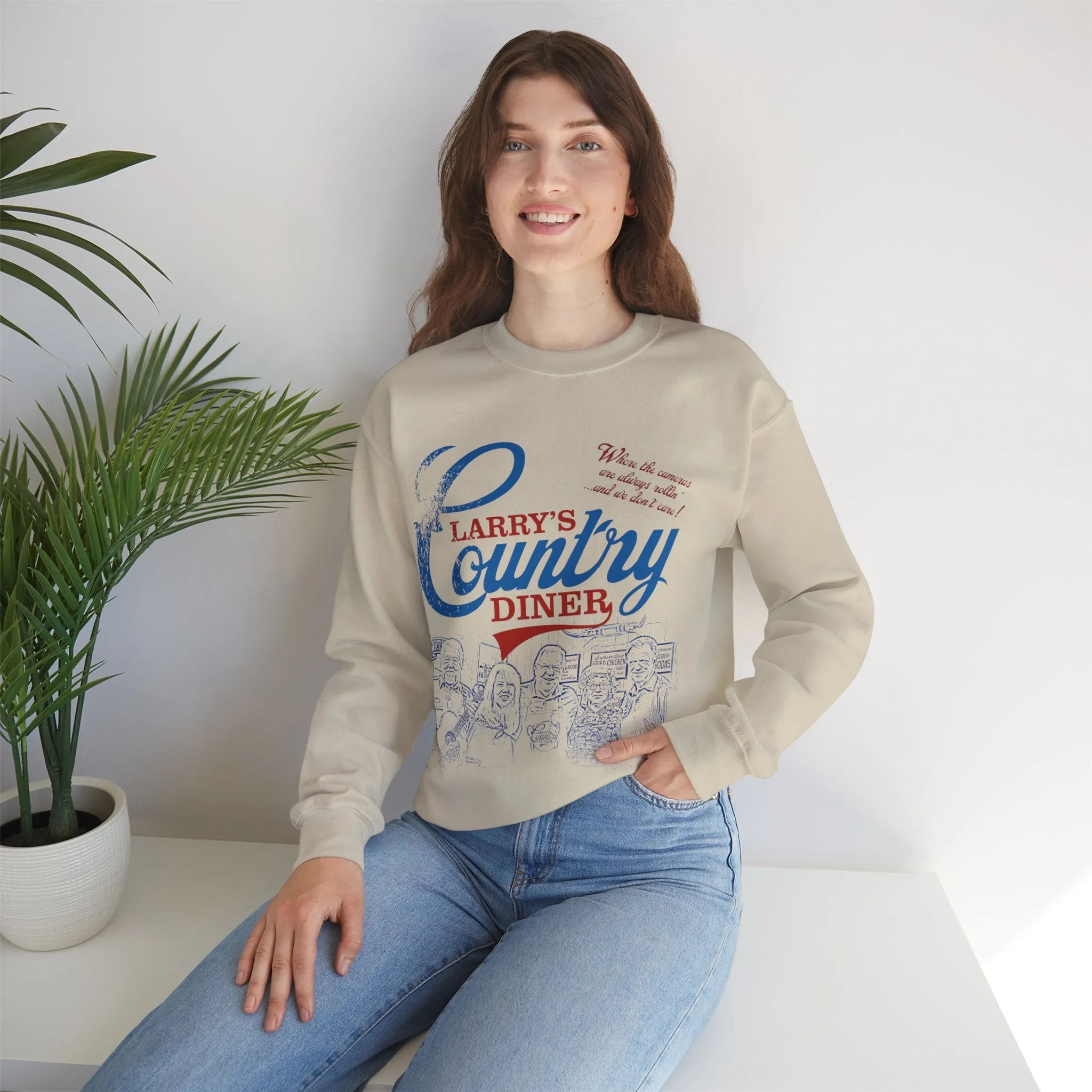 Larry's Country Diner Crewneck Sweatshirt