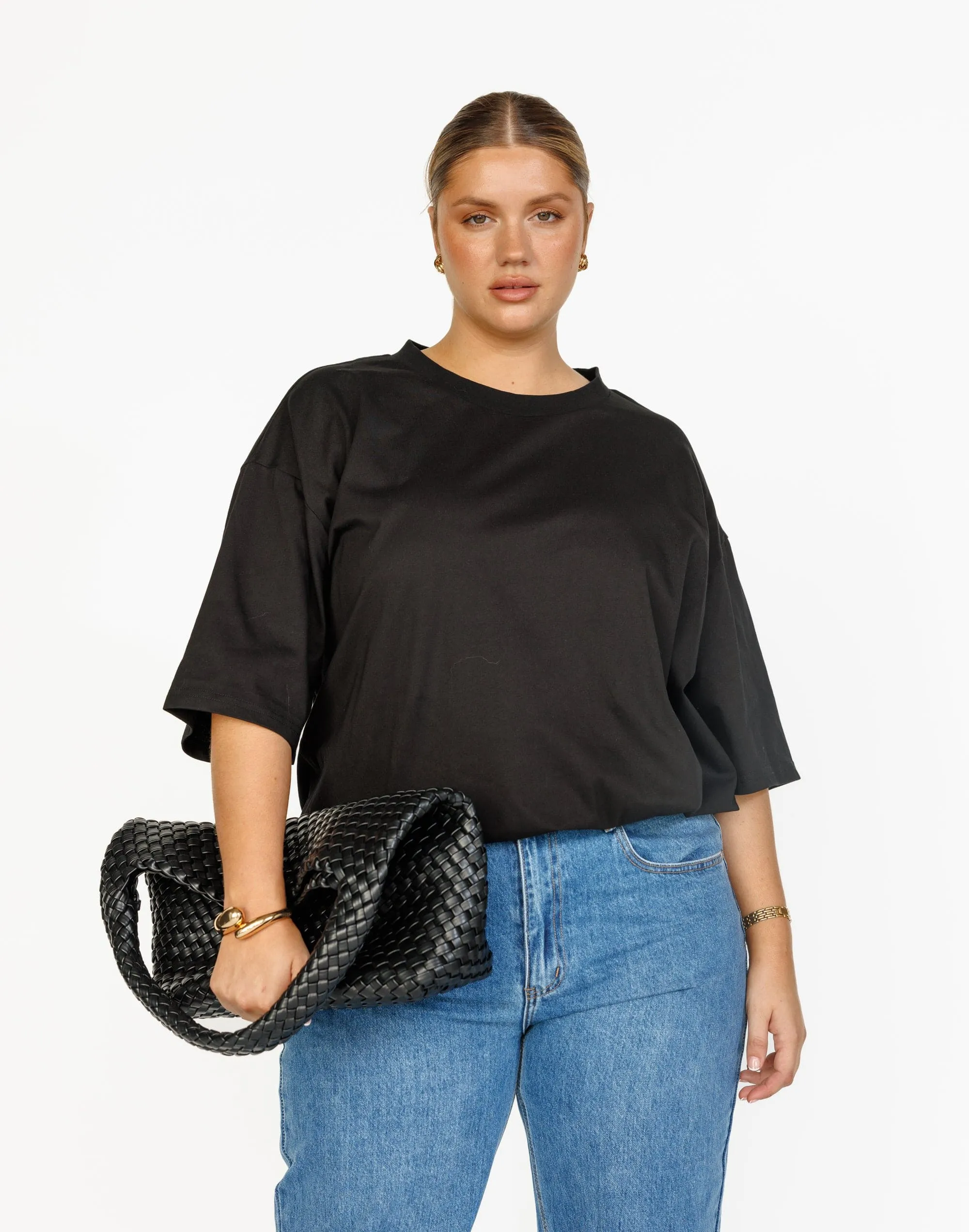 Luca Oversized Tee (Black)