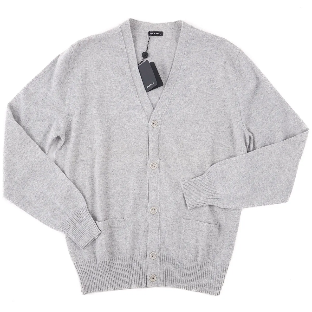 Manrico Relaxed-Fit Cashmere Cardigan Sweater