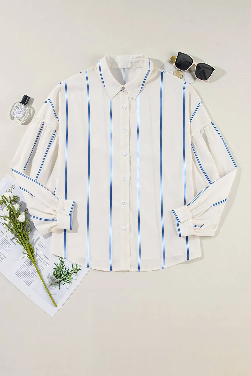 Morgan Striped Button Down Shirt
