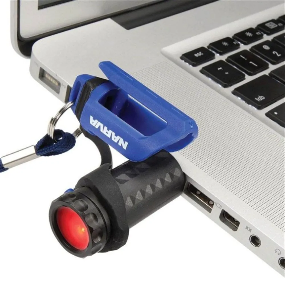 Narva 81037BL High-Intensity USB Rechargeable LED Torch - Compact, Durable, Ideal for Outdoor Adventures