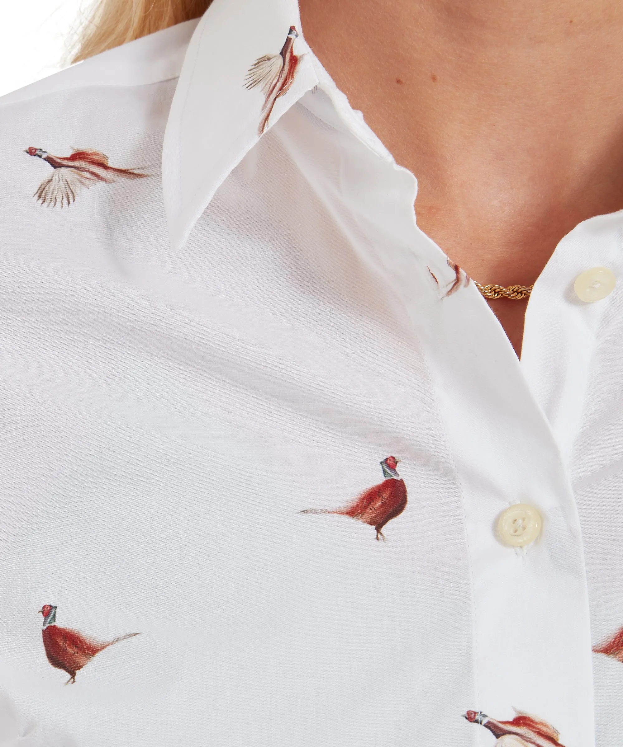 Norfolk Shirt - Pheasant Print