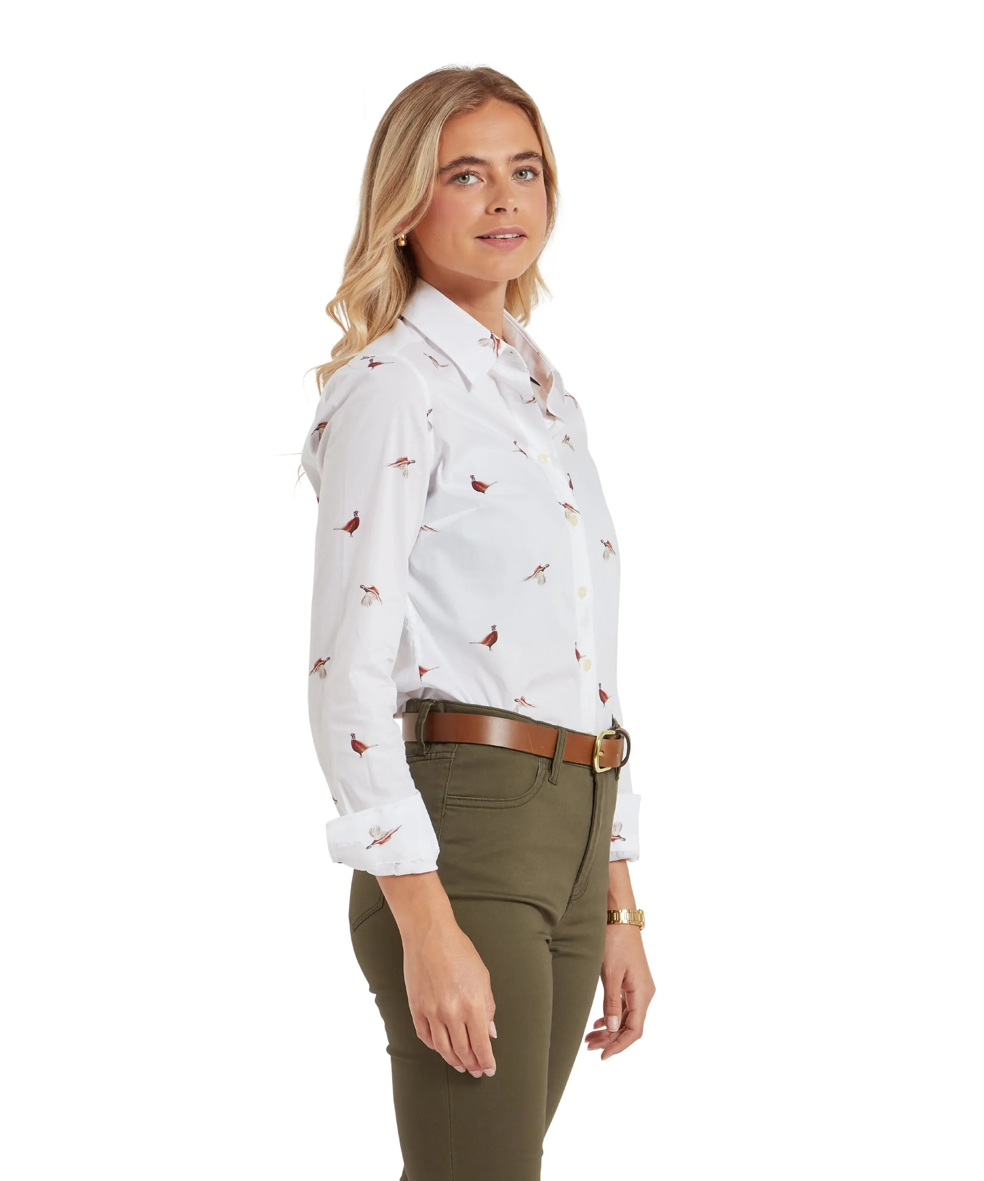 Norfolk Shirt - Pheasant Print