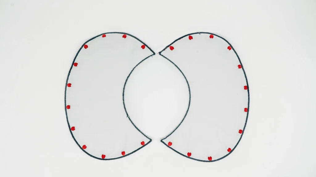 OEKO-TEX BSCI Embroidery collar NF3B12 021A