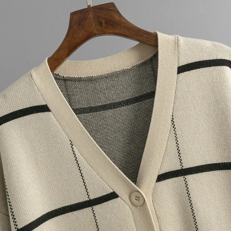 Pre Order:  Classic Contrast Stripes Knit Sweater