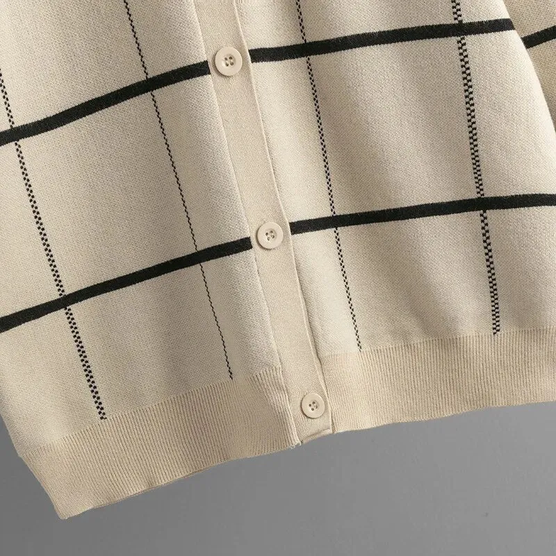 Pre Order:  Classic Contrast Stripes Knit Sweater