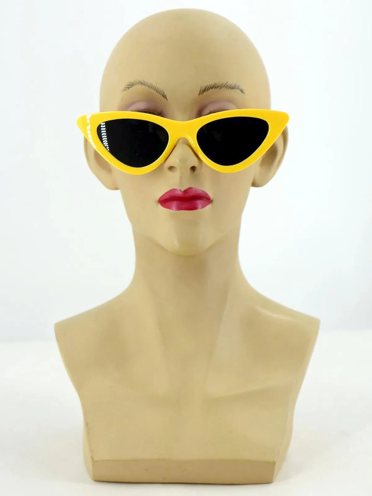 Retro Yellow Catseye Vintage Style Sunglasses