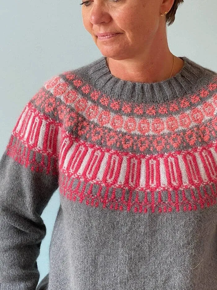 Rosir Icelandic sweater by Önling, No 1 knitting kit