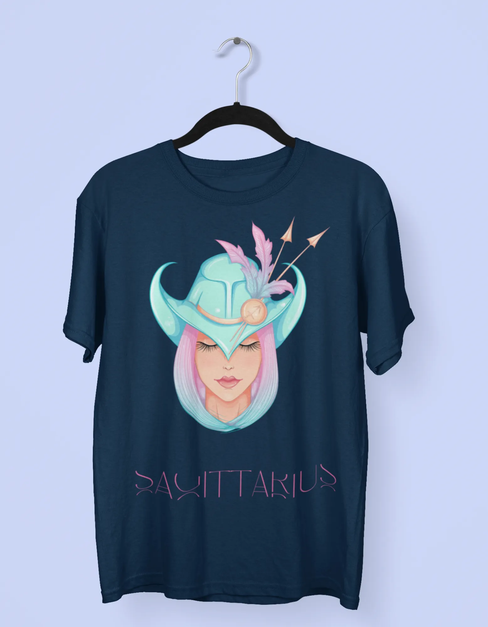 Sagittarius Zodiac Graphic Printed Oversized T-Shirt For Women