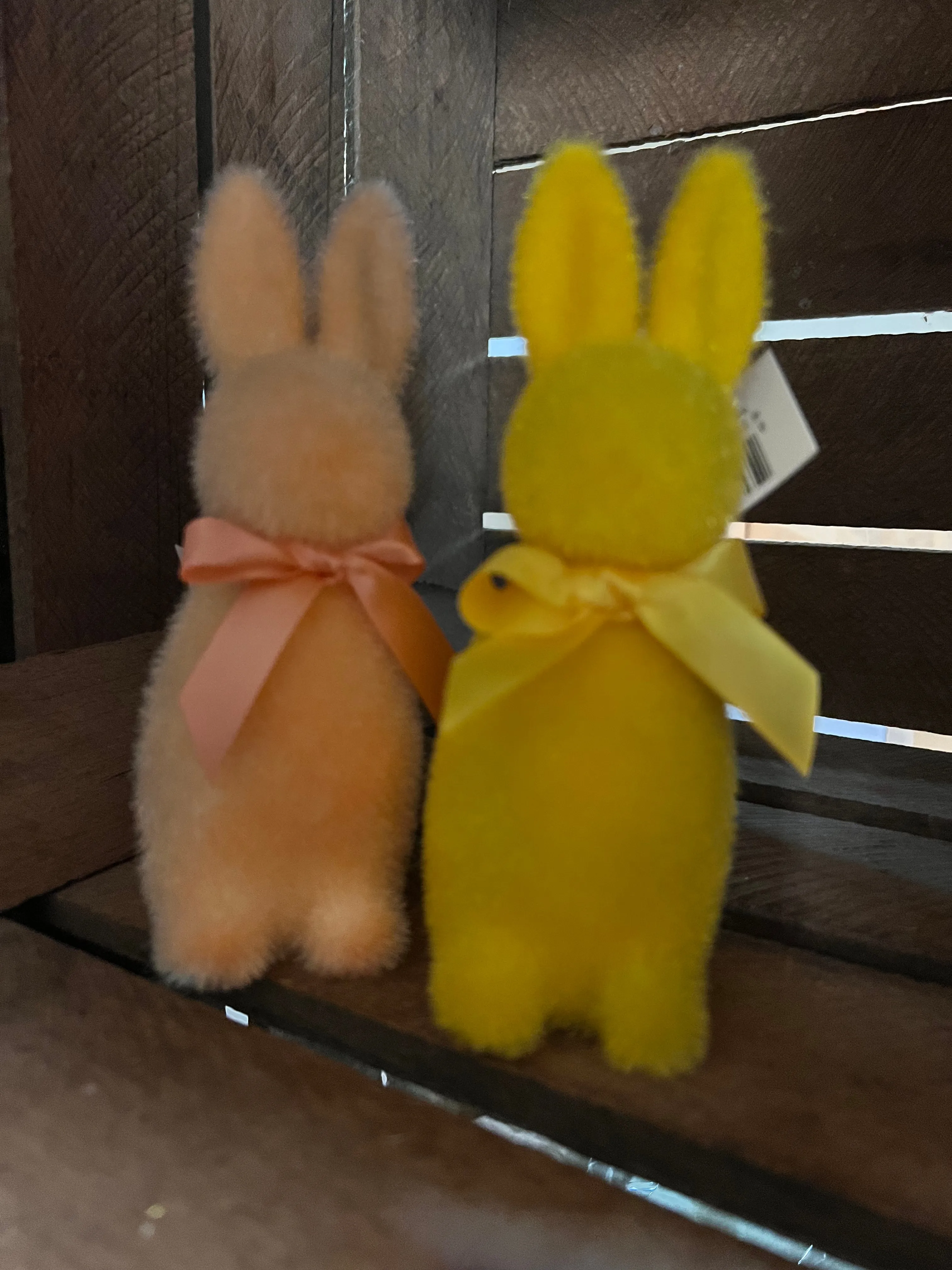 Vintage Inspired velvetteen bunny
