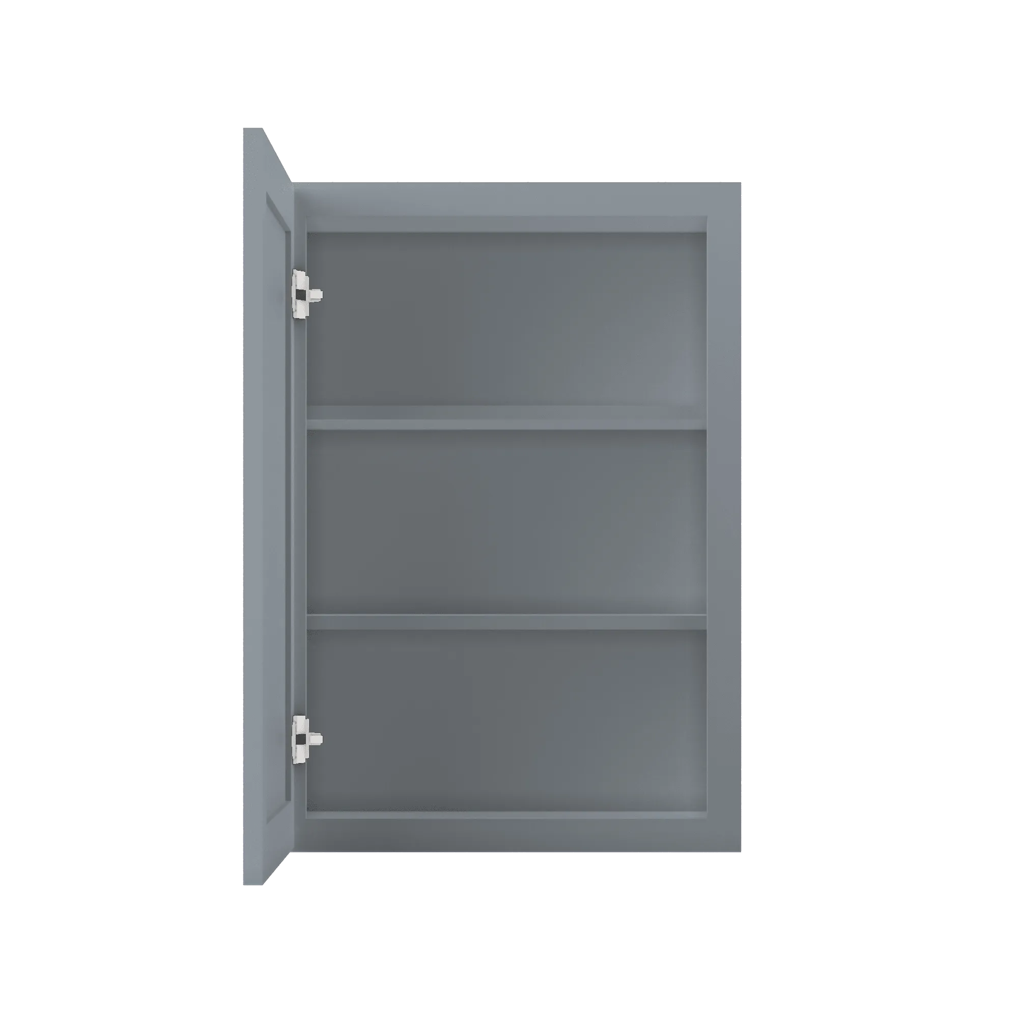 Wall Kitchen Cabinet W2130 Colonial Gray LessCare 21 in. width 30 in. height 12 in. depth