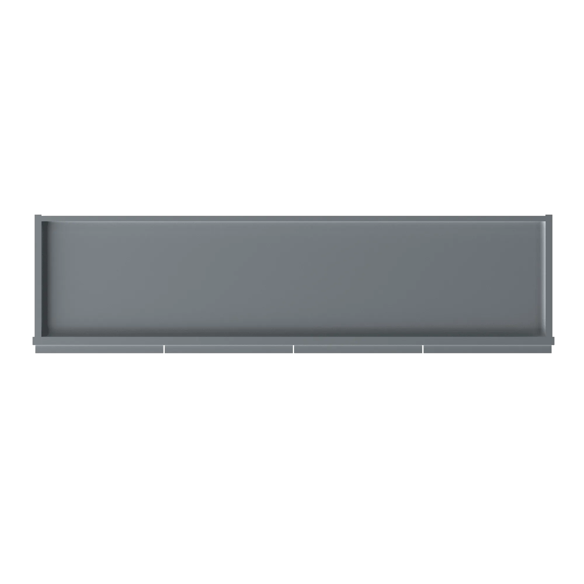 Wall Kitchen Cabinet W4830 Colonial Gray LessCare 48 in. width 30 in. height 12 in. depth