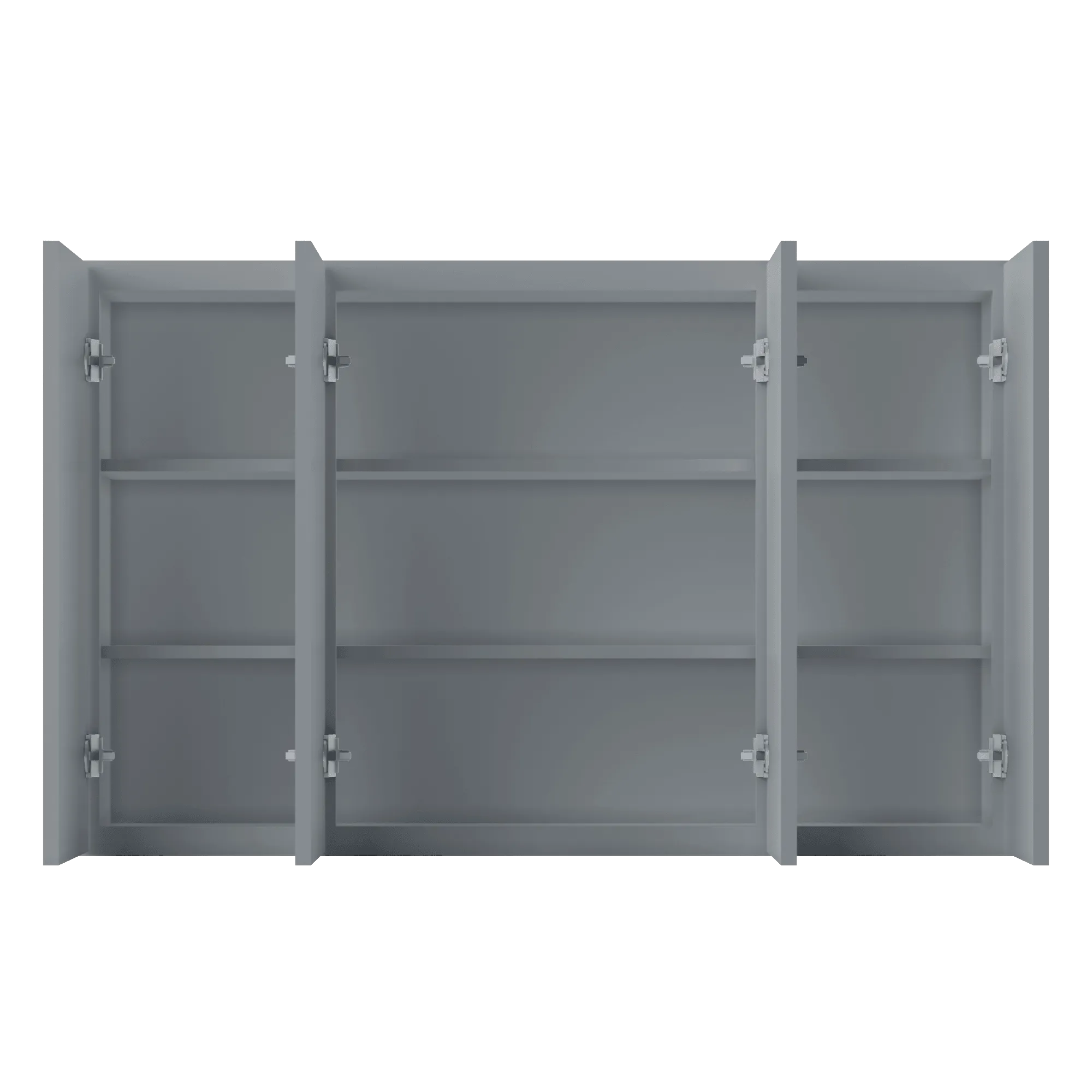 Wall Kitchen Cabinet W4830 Colonial Gray LessCare 48 in. width 30 in. height 12 in. depth