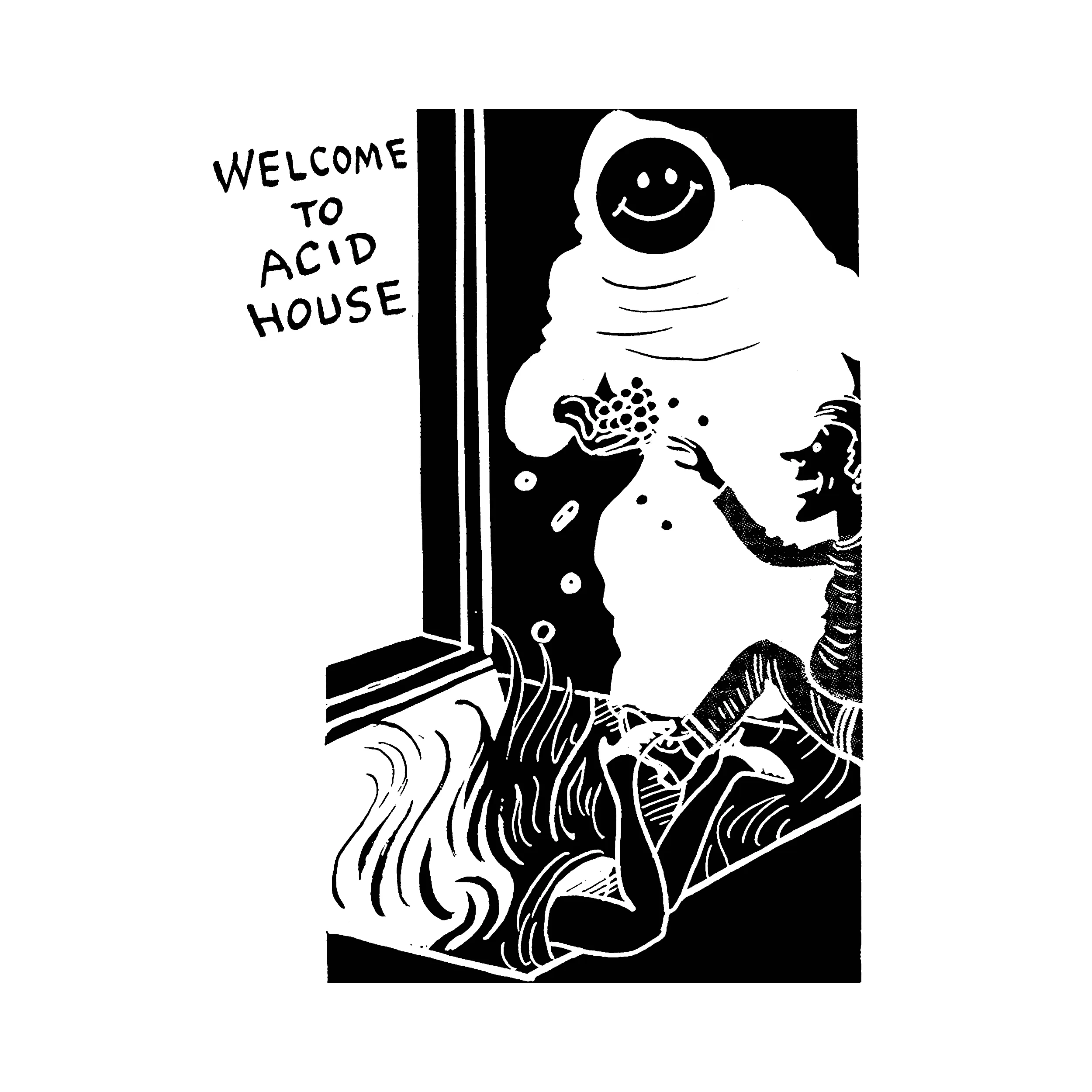 Welcome To Acid House Slim Fit Tee