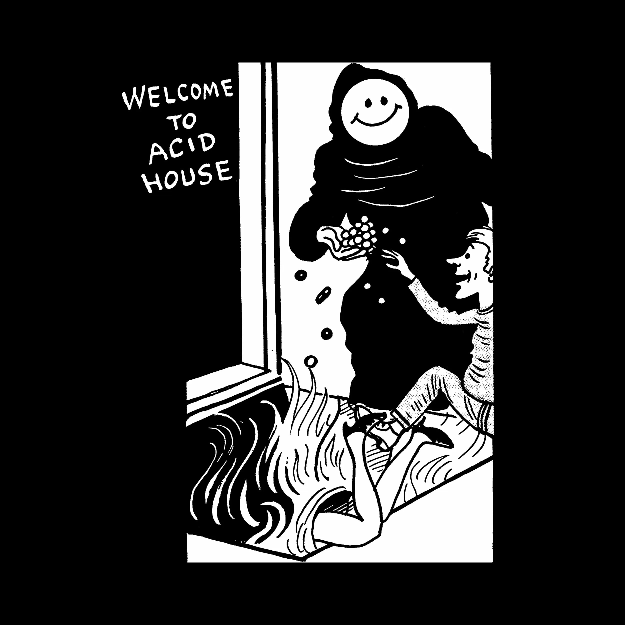 Welcome To Acid House Slim Fit Tee